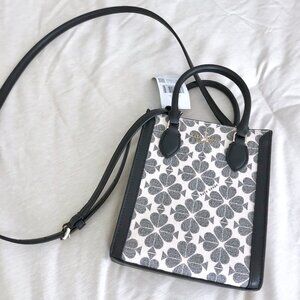 NWT Kate Spade Signature Spade Flower Mini Tote Bag